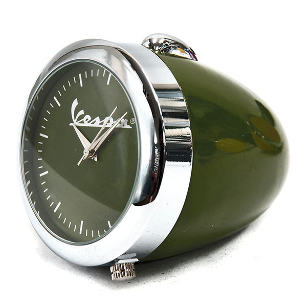 Vespa Official Headlight Clock(Green)