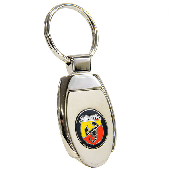 ABARTH Newエンブレム オーバル型メタルキーリング (ワケあり)