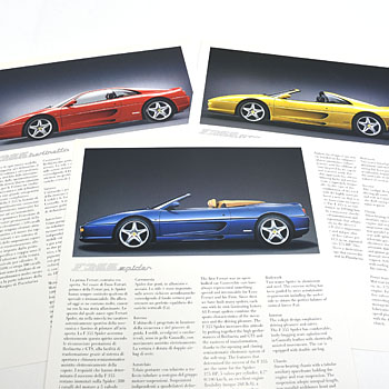 Ferrari Press Kit(1997 Geneve)