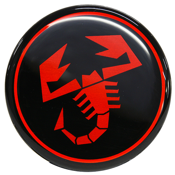 ABARTH Wheel Centre Cap(Black Base/Red Scorpione)