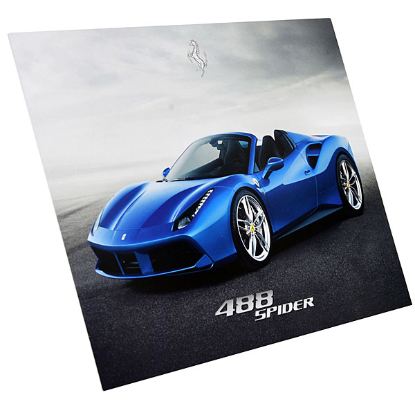 Ferrari 488spider Presentation Card