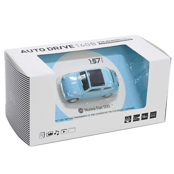 1/57 FIAT 500 Shaped USB Memori(Light Blue/16GB)