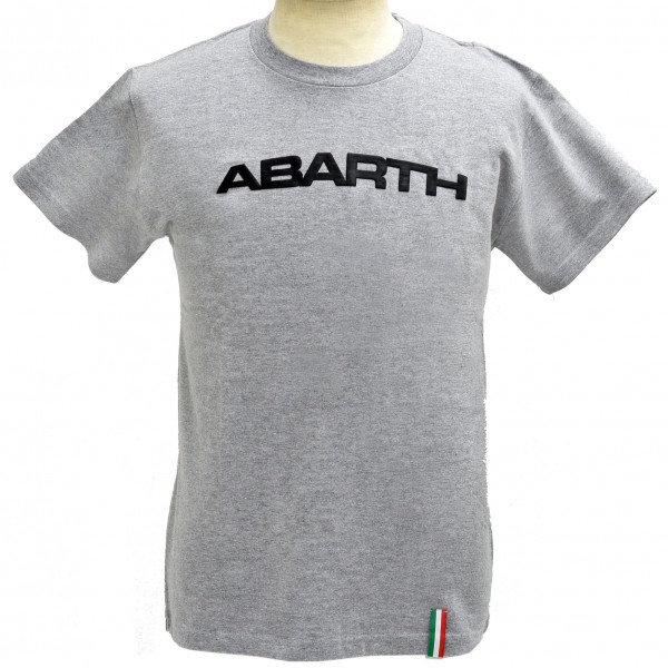 ABARTH純正シンプルロゴTシャツ(ライトグレー)
