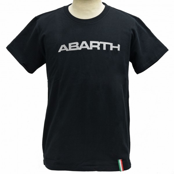 ABARTH純正シンプルロゴTシャツ(ブラック)
