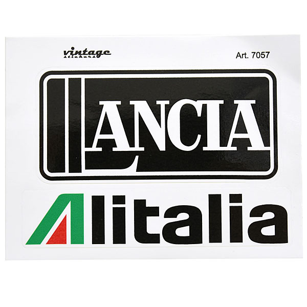 LANCIA Alitalia Vintage Type Sticker