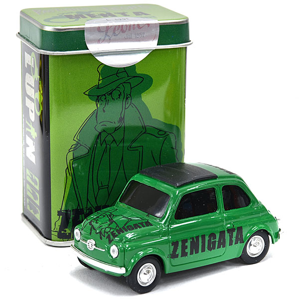 FIAT 500 Miniature Model with Lupin The Third-ZENIGATA/Green-