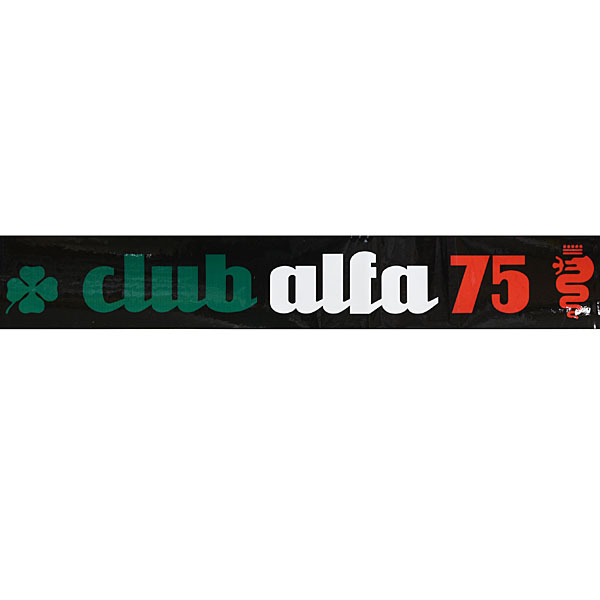 CLUB Alfa 75 Window Sticker