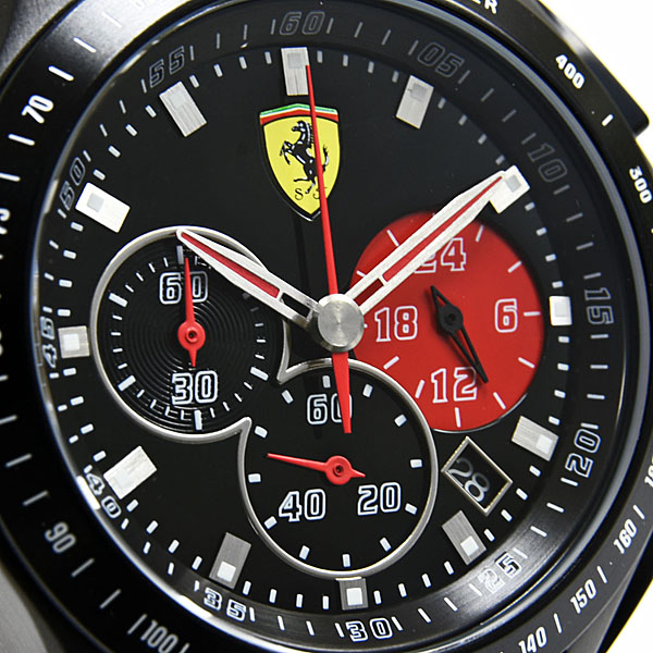 Ferrari Quartz Chlonograph Watch -RACE DAY BLACK-