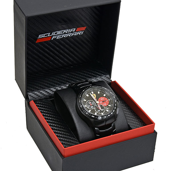 Ferrari Quartz Chlonograph Watch -RACE DAY BLACK-