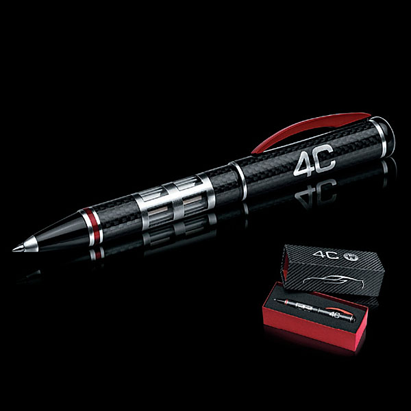 Alfa Romeo純正4Cカーボンボールペン<br><font size=-1 color=red>02/09到着</font>