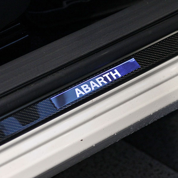 ABARTH 500 Carbon door Step Guard(ABARTH logo illumination)