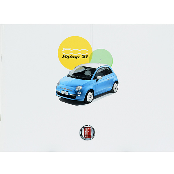 FIAT 500 Vintage 57本国カタログ