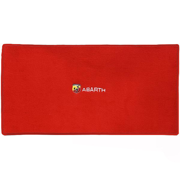 FIAT 500/ABARTH 500 Luggage Mat(Red/ABARTH Logo/Black Piping)<br><font size=-1 color=red>04/24到着</font>