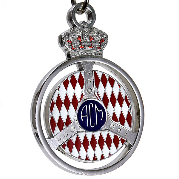 AUTOMOBILE CLUB DE MONACO Official Keyring(Silver)