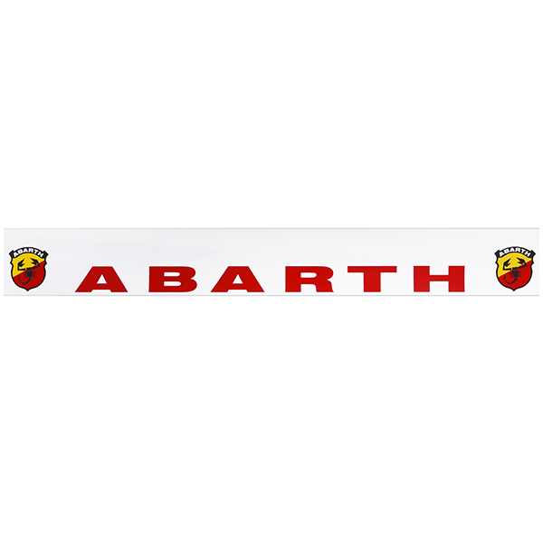 ABARTH ¥í¥´¥¦¥£¥ó¥É¥¦¥·¡¼¥ë¥ÉÍÑ¥¹¥Æ¥Ã¥«¡¼ (¥Û¥ï¥¤¥È¥Ù¡¼¥¹)