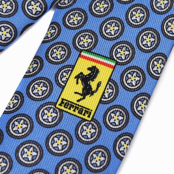 Ferrari Neck Tie(wheel/Blue)