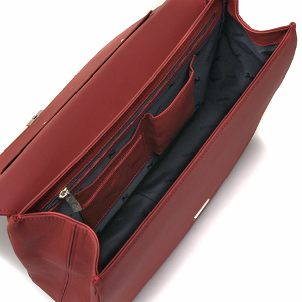 Ferrari 612 Scaglietti Leather Document Bag by schedoni