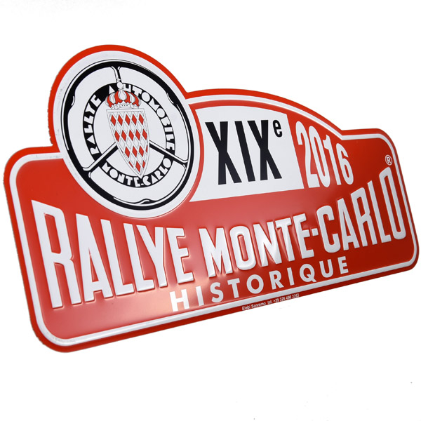 Rally Monte Carlo Historique 2016 Official Metal Plate(Large)