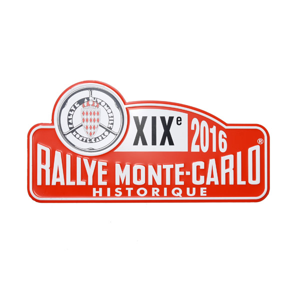 Rally Monte Carlo Historique 2016 Official Metal Plate(small)