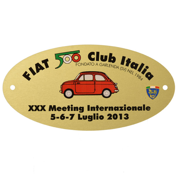 FIAT 500 CLUB ITALIA 2013 Meeting Pin Badge