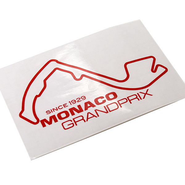 MONACO Grand Prix Official Sticker(Red)