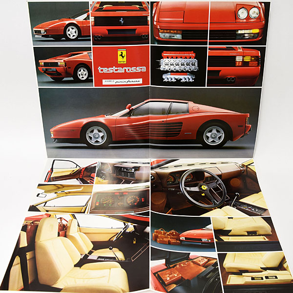 Ferrari Testarossaプレスリーフレットカタログ(1984年初版)