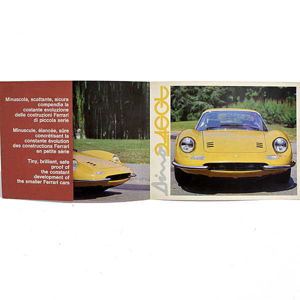 Ferrari Dino 246GT Sales Catalogue(1970) Euro Type2 First Print