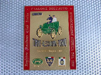 TORINO-ALESSANDRIA-TORINO Historic Rally Emblem