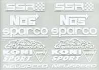 Sponsor Logo Sticker Set