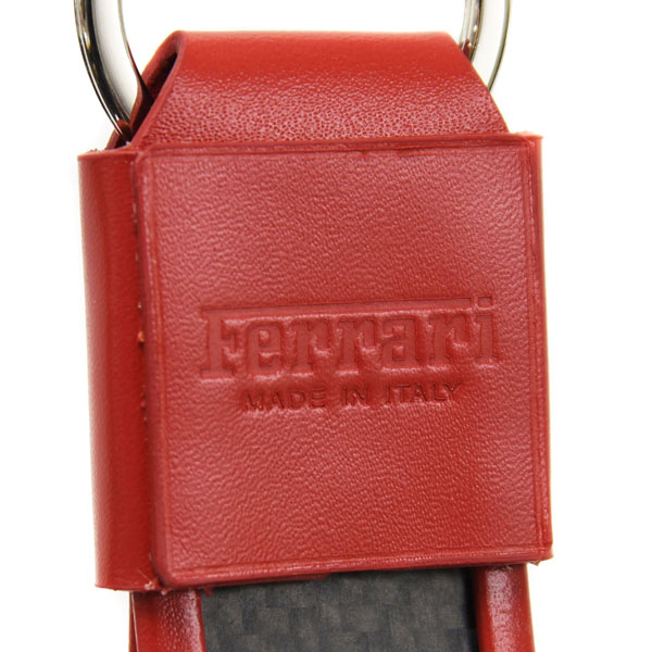 Ferrari Strap Shaped Keyring(Red)