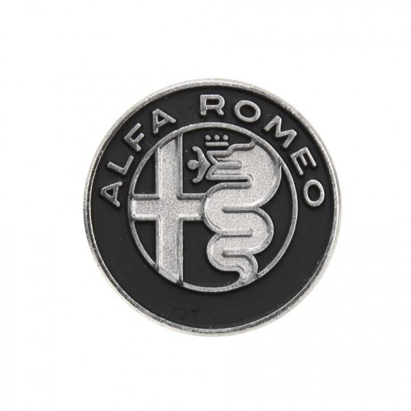 Alfa Romeo New Emblem Pin Badge(Mono tone)