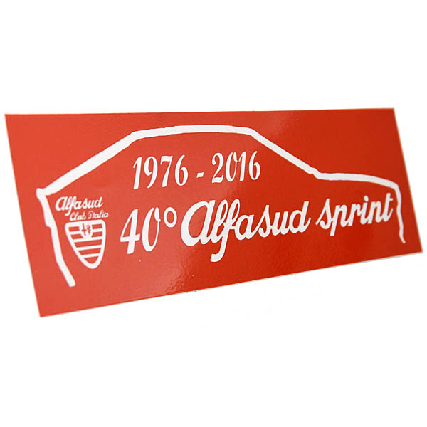 Alfasud Club Italia Alfasud Sprint 40 anni Sticker