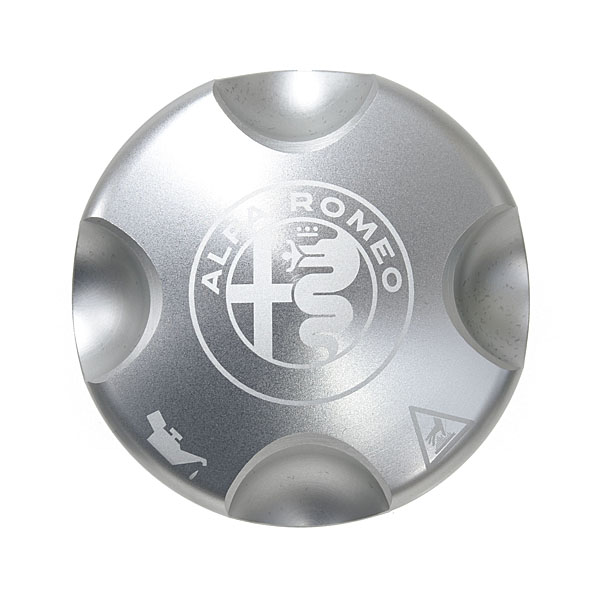 Alfa Romeo Genuine New Emblem Aluminium Oil Cap Type A