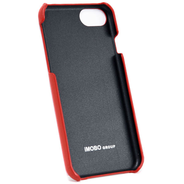 DUCATI iPhone7/6/6s Leather Case(Black/Red)
