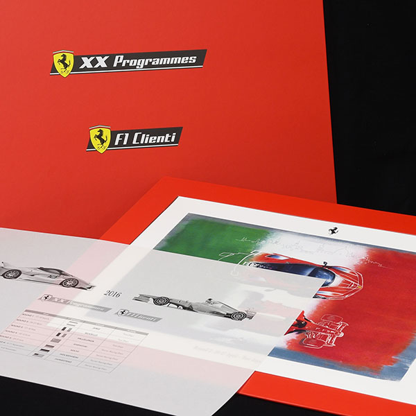 Ferrari XX Programmes & F1 Clienti Custmer lithograph