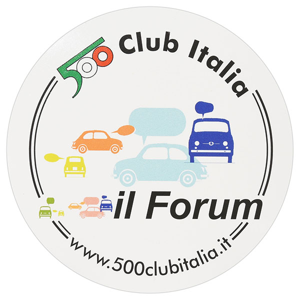 FIAT 500 CLUB ITALIA Sticker-il Form-
