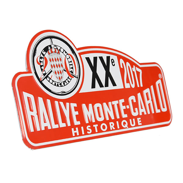 Rally Monte Carlo Historique2017 Official Metal Plate(Small)