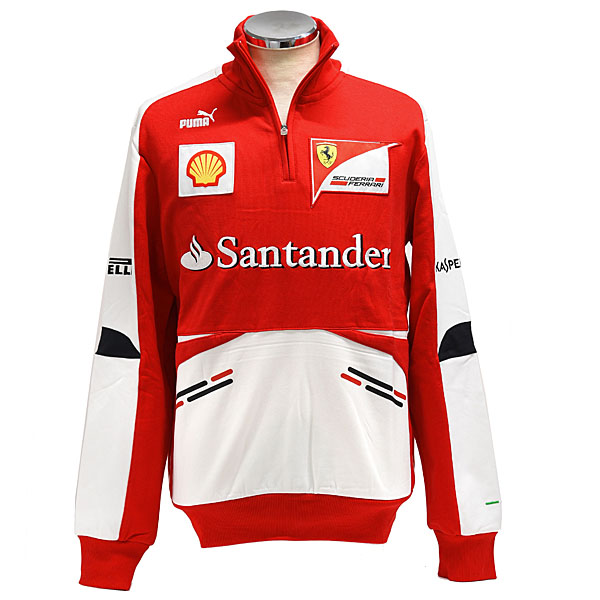 Scuderia Ferrari 2013ティームスタッフ用ハーフジップスウェット