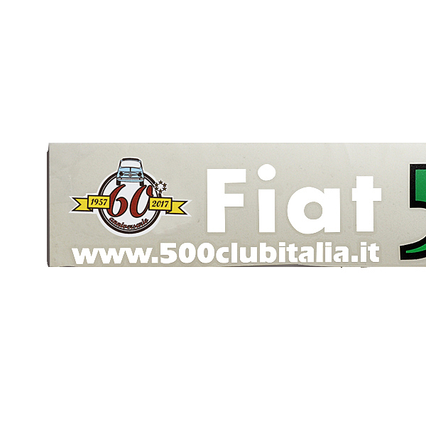 FIAT 500 CLUB ITALIA FIAT 500 60 anni Memorial Sticker(Die Cut)  