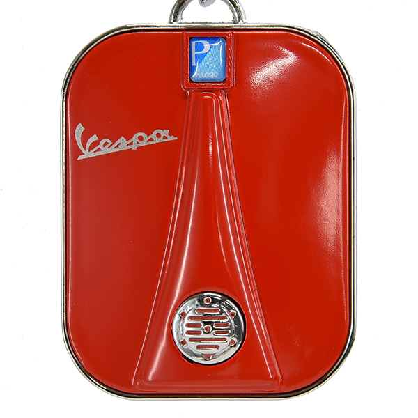 Vespa Official Front Cowl Shaped Keyring(Red) 