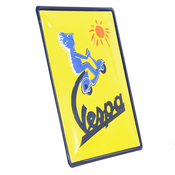Vespa Official Display Plate(Square Shape/Vespa Sun)