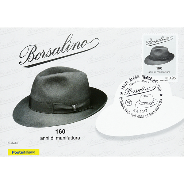 Borsalino 160anni Memorial Stamp Card