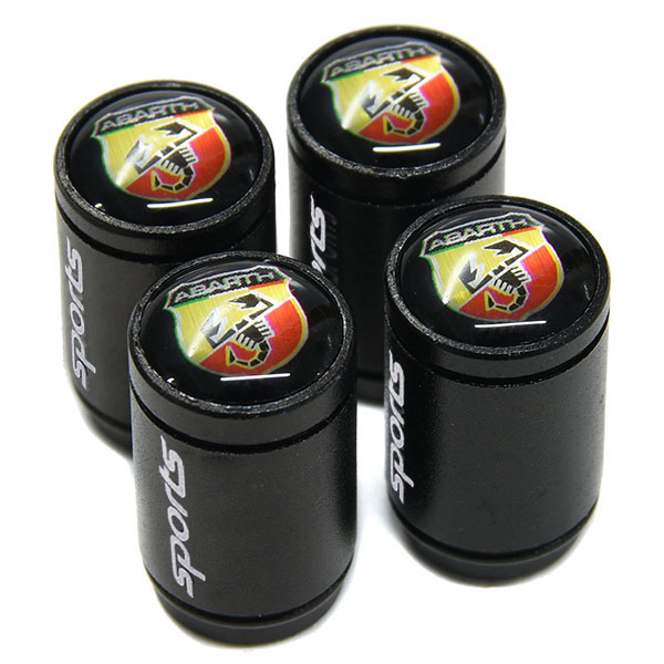 ABARTH New Emblem Air Valve Cap(Black)