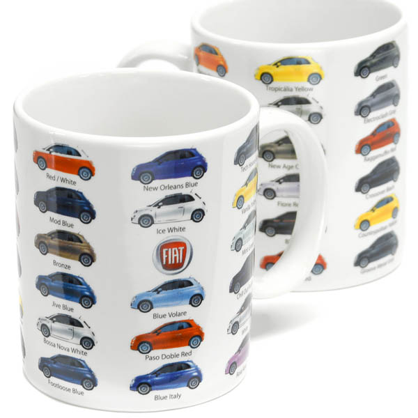 FIAT純正500 マグカップ<br><font size=-1 color=red>02/06到着</font>