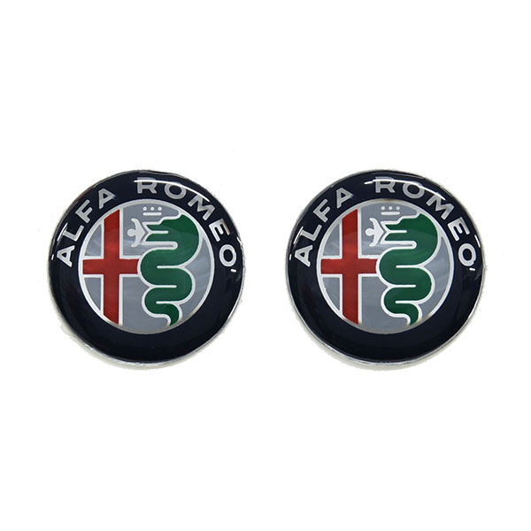 Alfa Romeo 3D New Emblem Stickers(15mm/2pcs.)