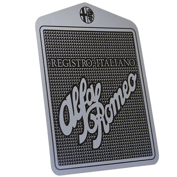 Registro Italiano Alfa Romeo Grill Shaped Sticker(Small)