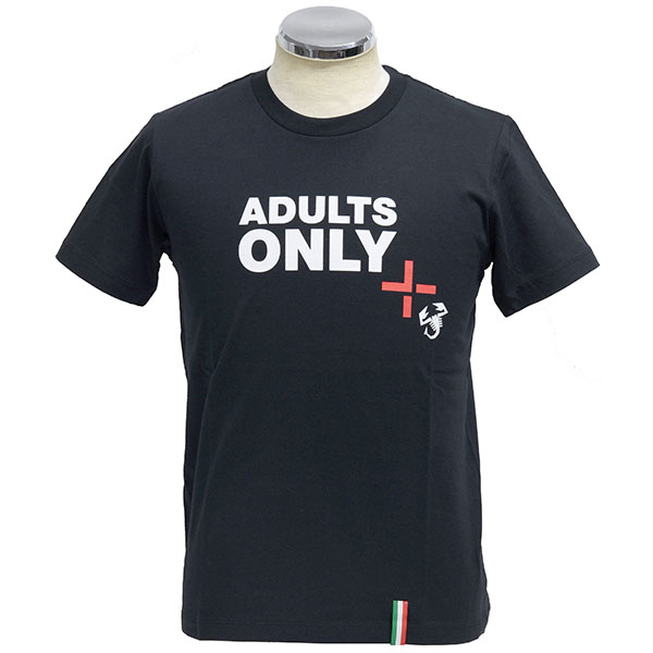 ABARTH純正Tシャツ-ADULTS ONLY/ブラック-