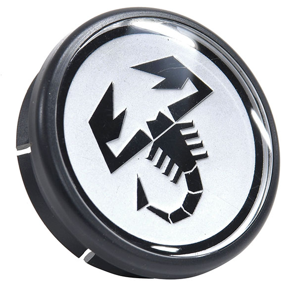 ABARTH Wheel Hub Cap (Silver/diamm 48mm)<br><font size=-1 color=red>05/20到着</font>