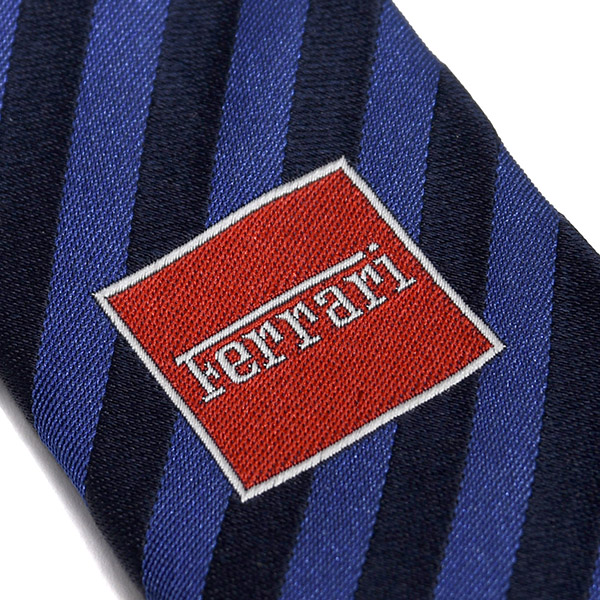 Ferrari Neck Tie(Navy/Stripe)