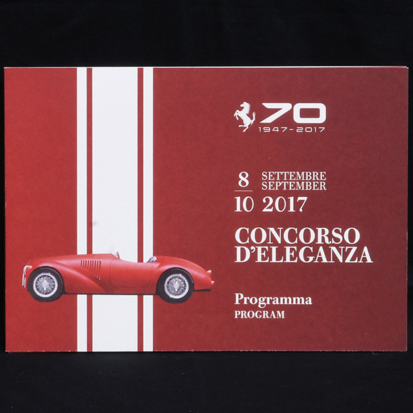 FERRARI HOLDS 70TH ANNIVERSARY CELEBRATIONS Concorso d'eleganza Catalogue